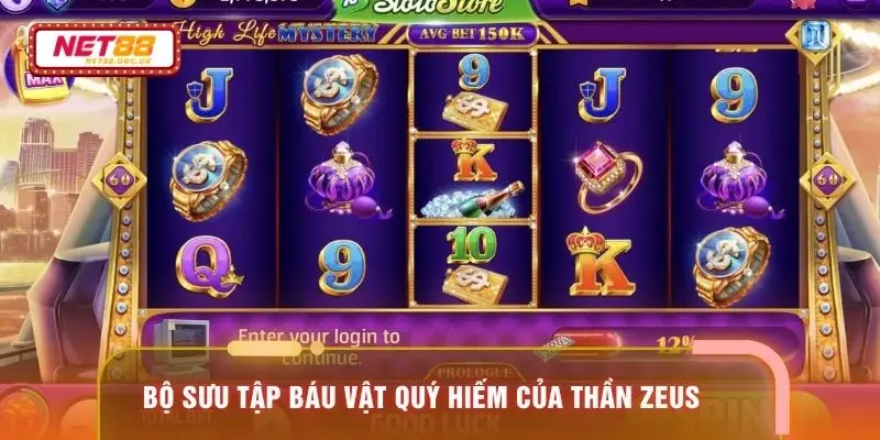 Bộ sưu tập báu vật quý hiếm của thần Zeus