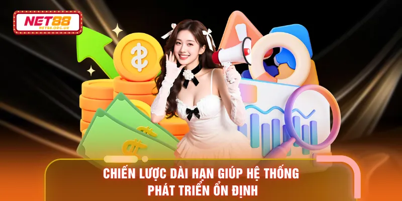 Chiến lược dài hạn giúp hệ thống phát triển ổn định