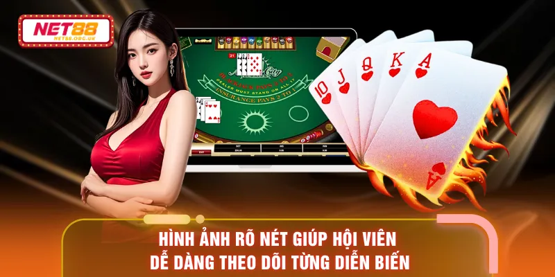 Hình ảnh rõ nét giúp hội viên dễ dàng theo dõi từng diễn biến
