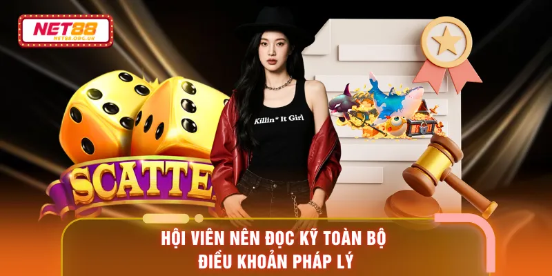 Hội viên nên đọc kỹ toàn bộ điều khoản pháp lý